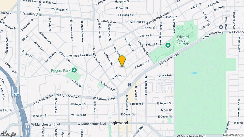 433 Edgewood St Mapa y Detalles de la Ubicación