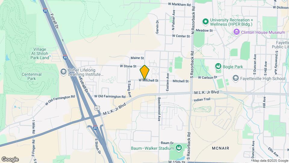 1835 W Mitchell St Map and Location Details