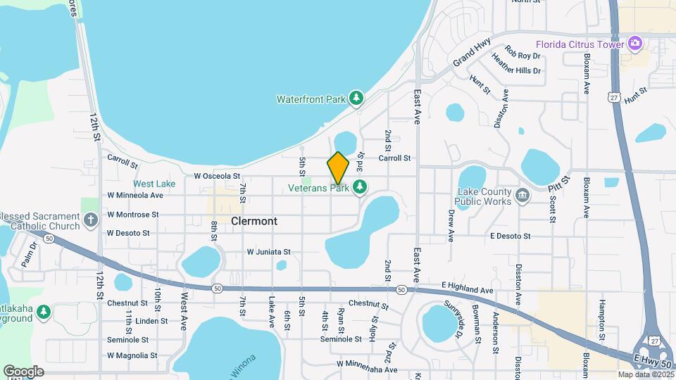 366 W Minneola Ave Map and Location Details