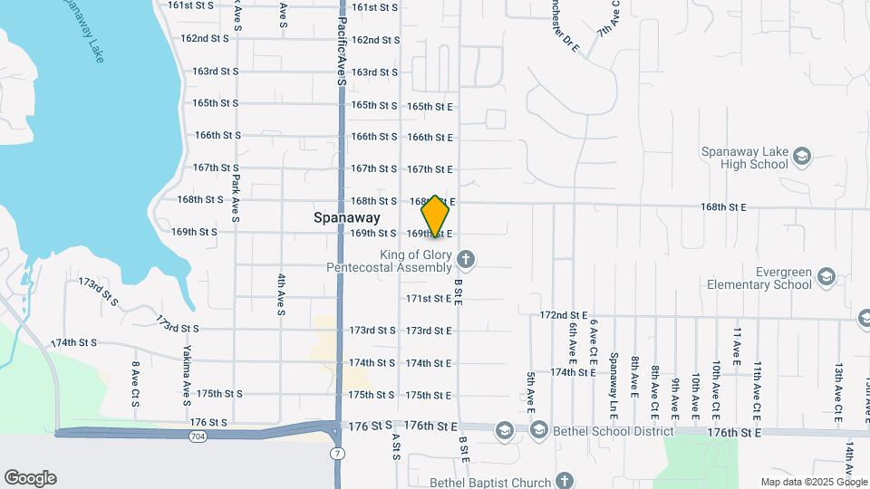 122 169th St E Map and Location Details