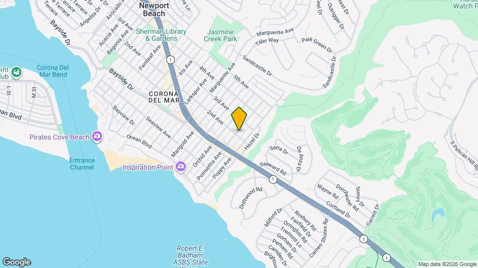 502 Poinsettia Ave Map and Location Details