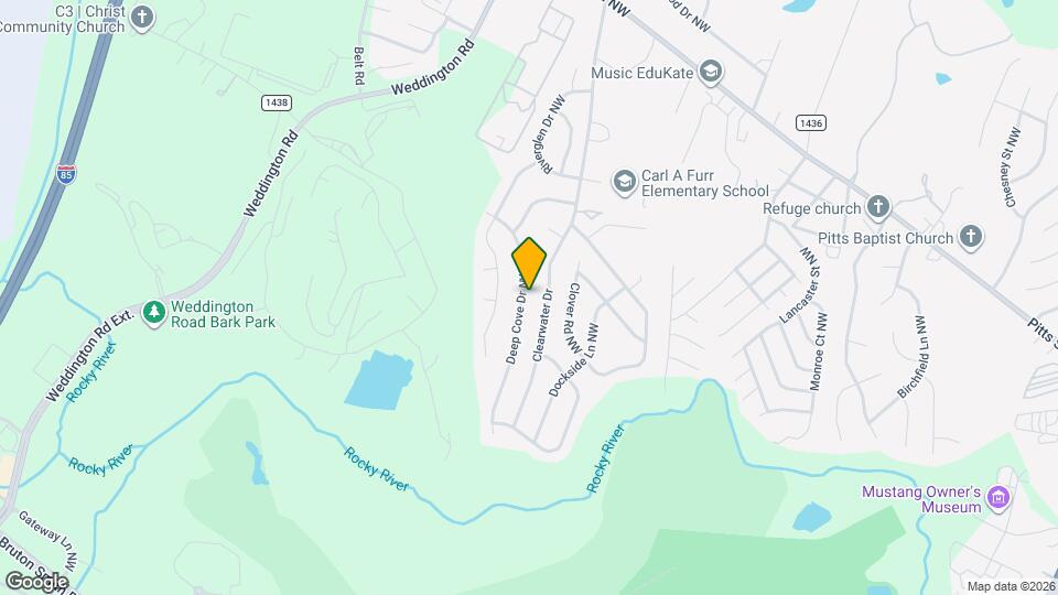 2921 Deep Cove Dr NW Map and Location Details