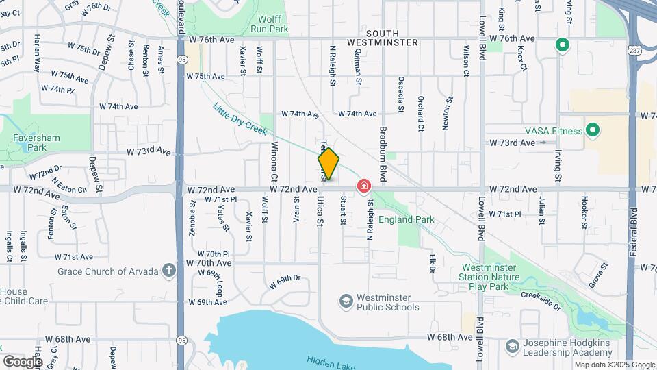 7200 Tennyson St Map and Location Details