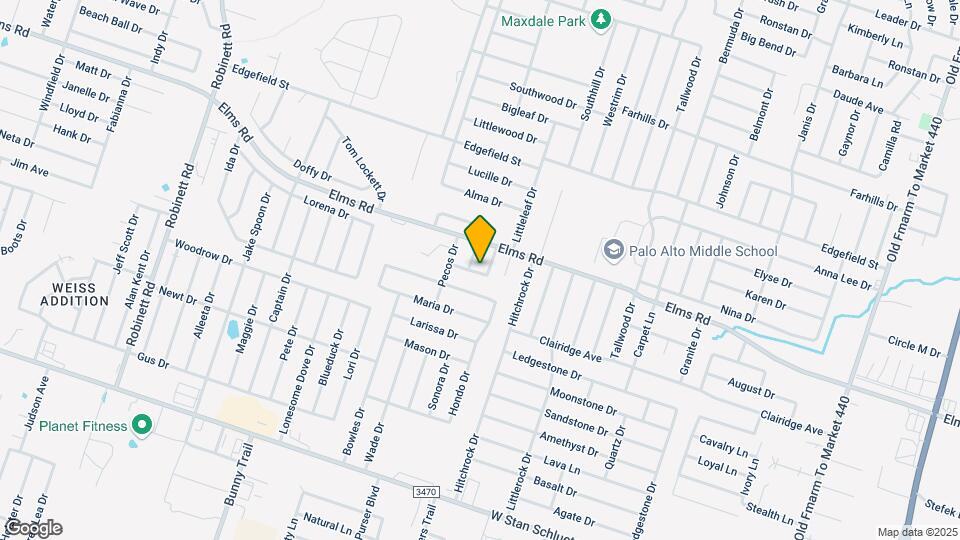 3807 El Paso-Unit -A Map and Location Details