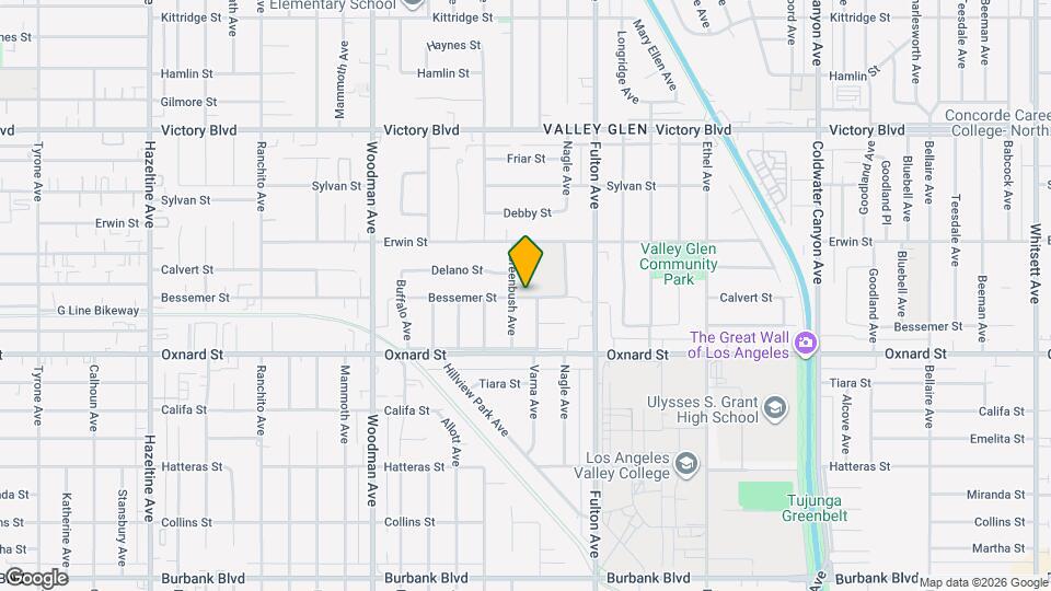 13401 Bessemer St Mapa y Detalles de la Ubicación