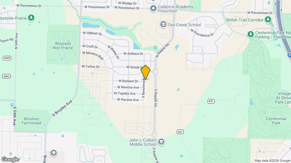 4225 W Barhem Dr Map and Location Details