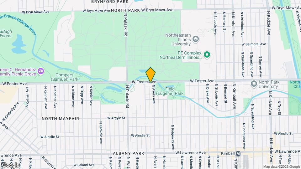 5148 N Avers Ave Map and Location Details