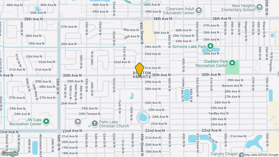 2900 49th Street N Map and Location Details