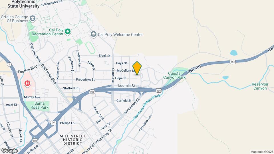 2056 Hope St Map and Location Details