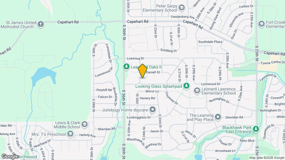 13007 S 35th St Map and Location Details