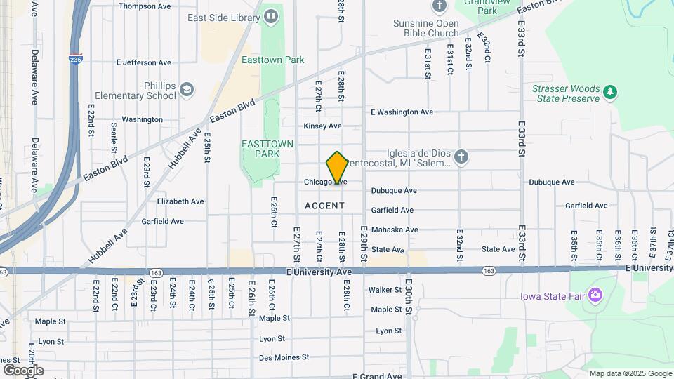 1328 E 28th St Map and Location Details