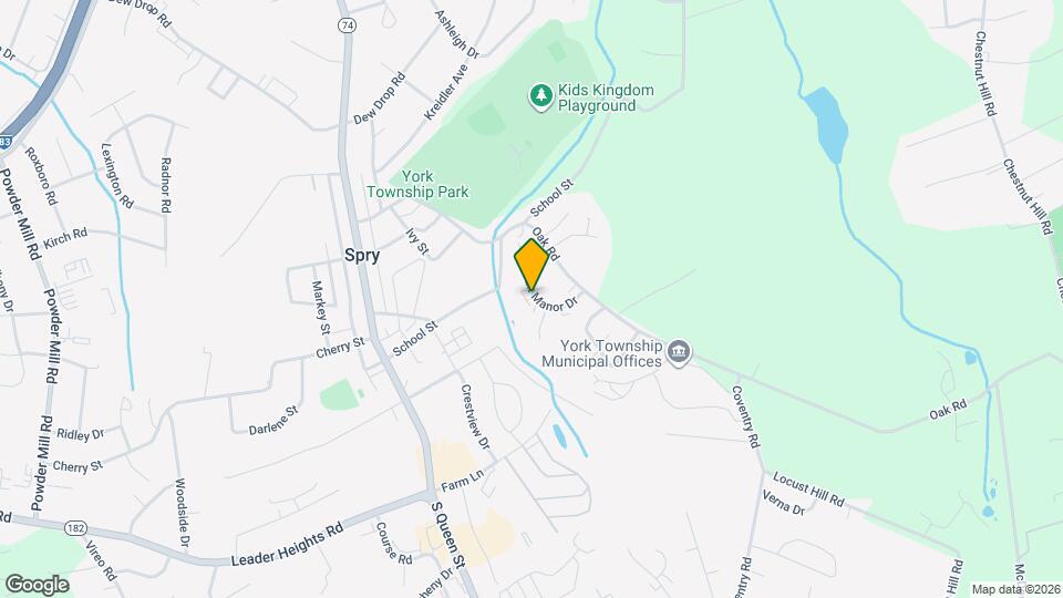 176 Oak Manor Dr Map and Location Details