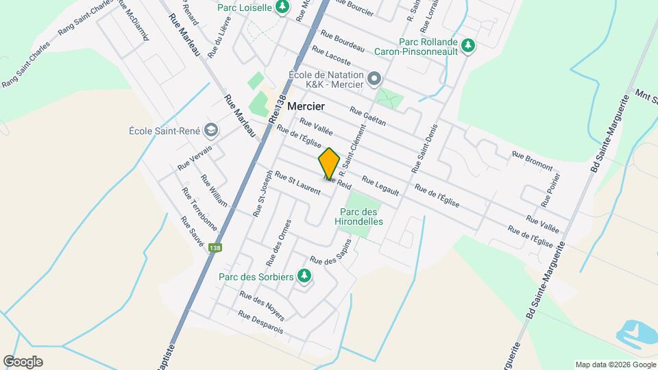 578 Rue Nicolet Map and Location Details