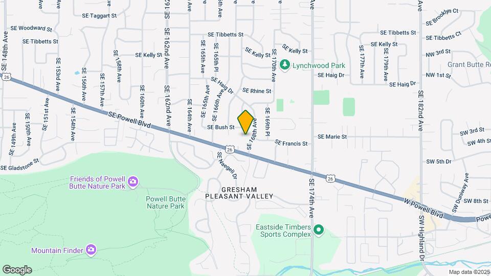 3830 SE 167th Ave Map and Location Details