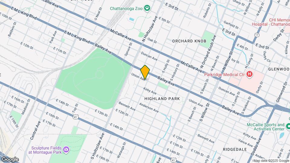 1420 Union Ave, Unit #2 Mapa y Detalles de la Ubicación