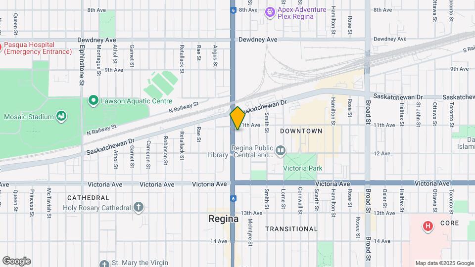 1827 Albert St Map and Location Details