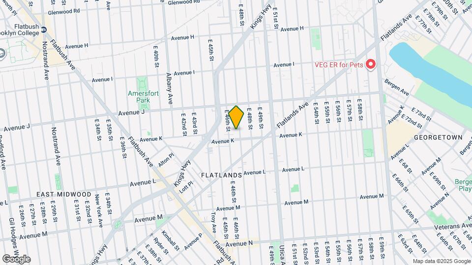 1898 Schenectady Ave, Unit 1 Map and Location Details