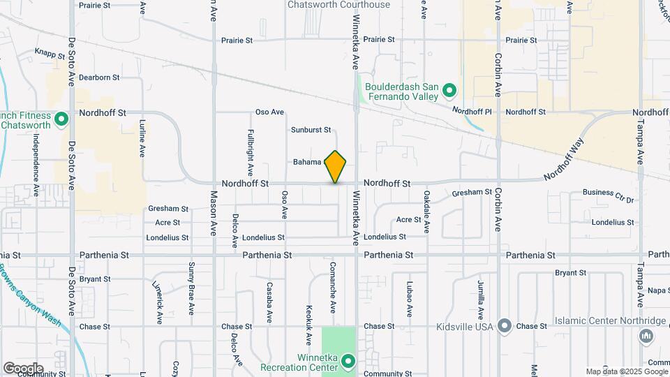 8857 Comanche Ave, Unit 8859 Map and Location Details