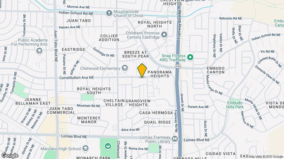 13004 Constitution Ave NE, Unit 2 Map and Location Details
