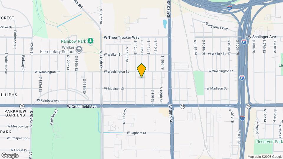 1135 S 111th St Map and Location Details