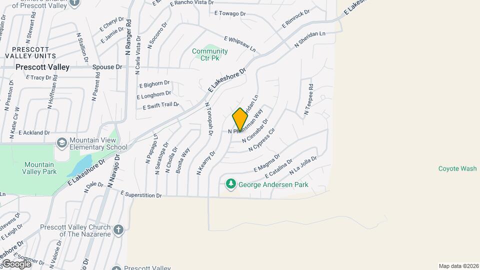 4325 N Plainsman Way Map and Location Details