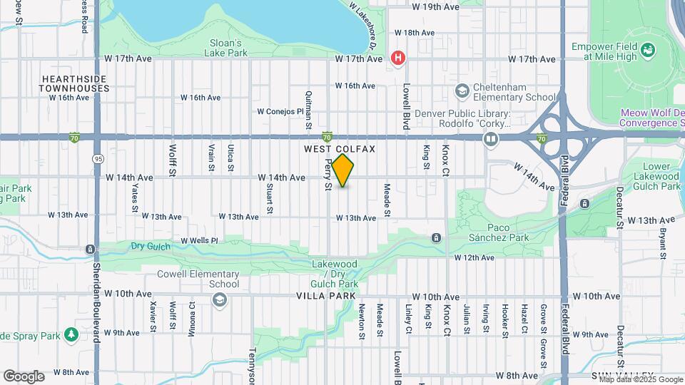1373 Osceola St, Unit Osceola Mapa y Detalles de la Ubicación