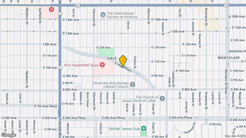 936 Eudora St Map and Location Details