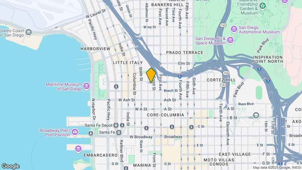 Current Map and Location Details