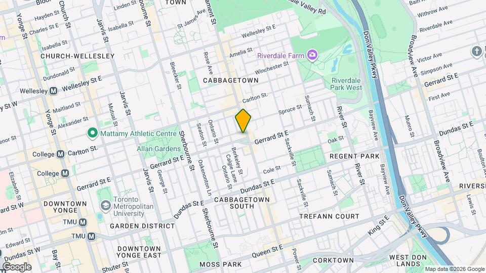 290 E Gerrard St Map and Location Details