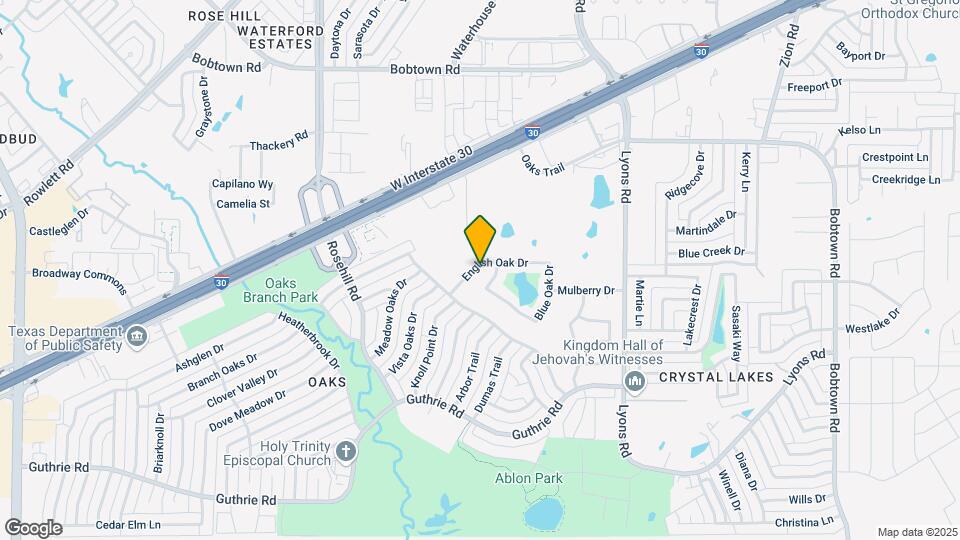 3626 English Oak Dr Map and Location Details