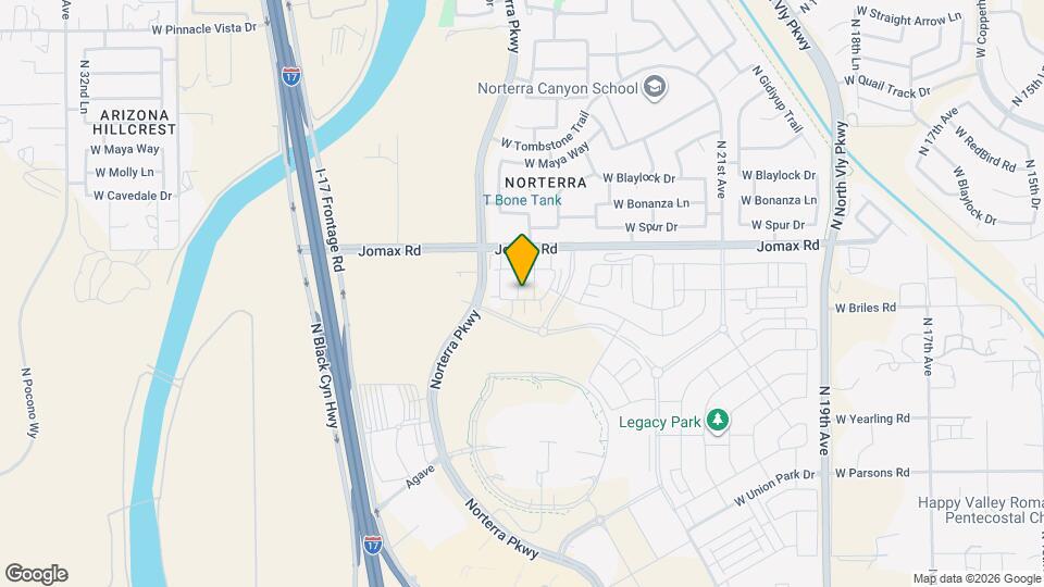 2448 W Maximo Wy Map and Location Details