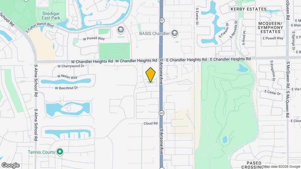 102 W Mahogany Pl Mapa y Detalles de la Ubicación