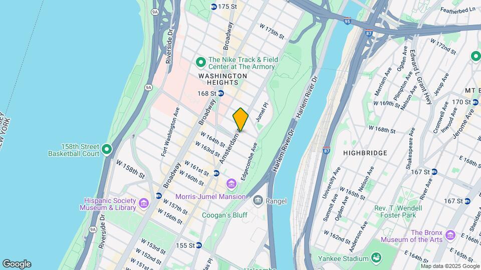 2125 Amsterdam Ave Mapa y Detalles de la Ubicación