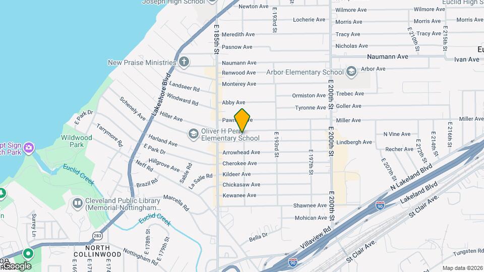 18714 Mohawk Ave Map and Location Details