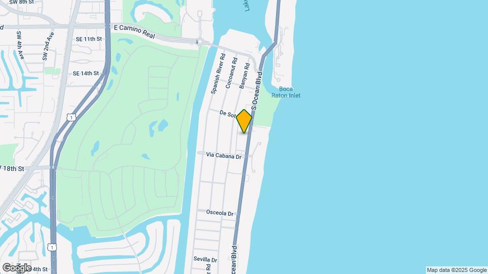 1299 S Ocean Blvd Map and Location Details
