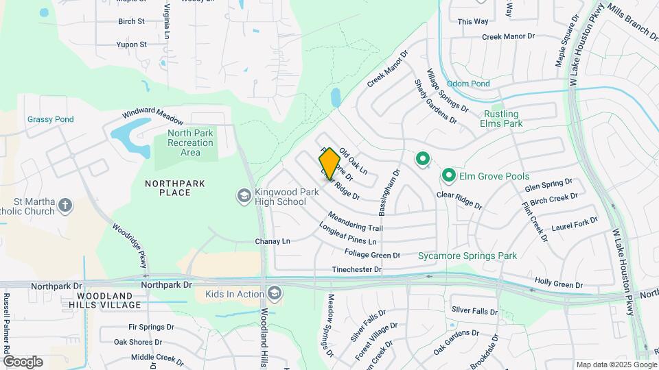 2410 Clear Ridge Dr Map and Location Details