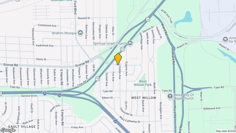 640 Calder Ave Map and Location Details