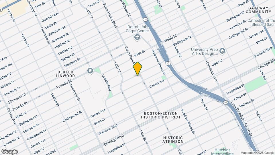 1919 Lawrence St Map and Location Details