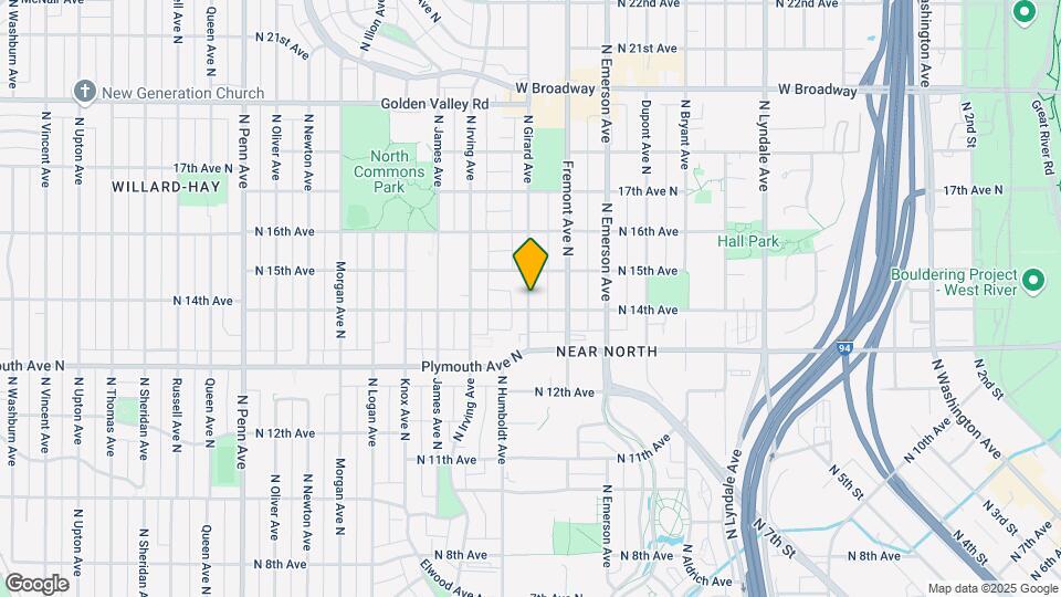 1402 N Girard Ave N Mapa y Detalles de la Ubicación