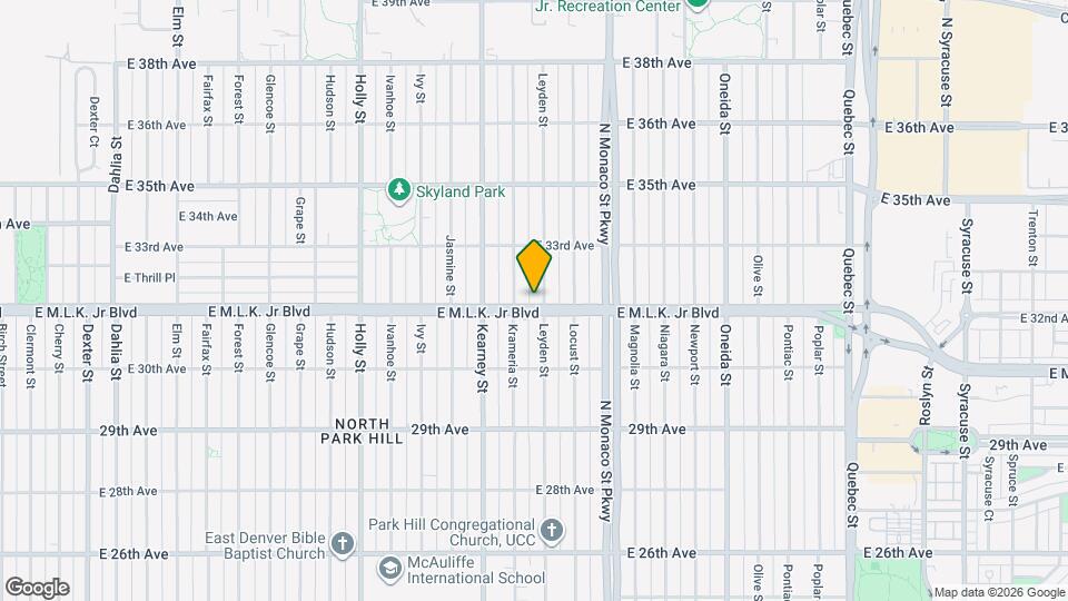 6245 E M.L.K. Jr Blvd Mapa y Detalles de la Ubicación