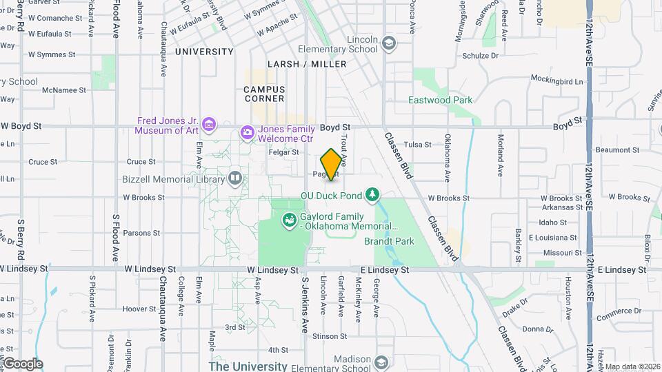 1221 Monnett Ave Map and Location Details