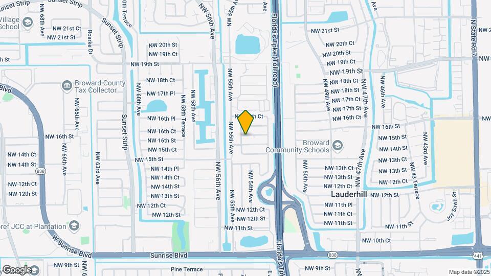 5414 NW 16th Ct-Unit -5414 Map and Location Details