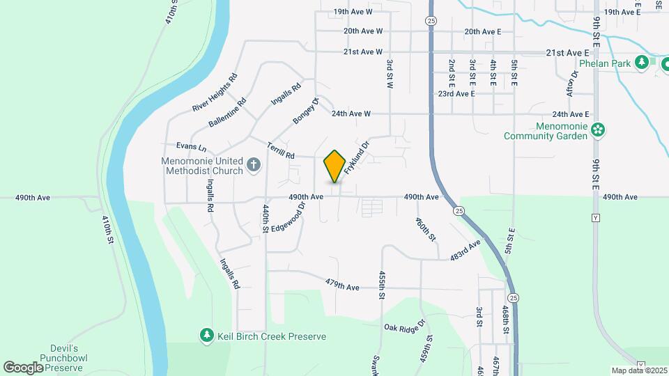 2721 Fryklund Dr Map and Location Details