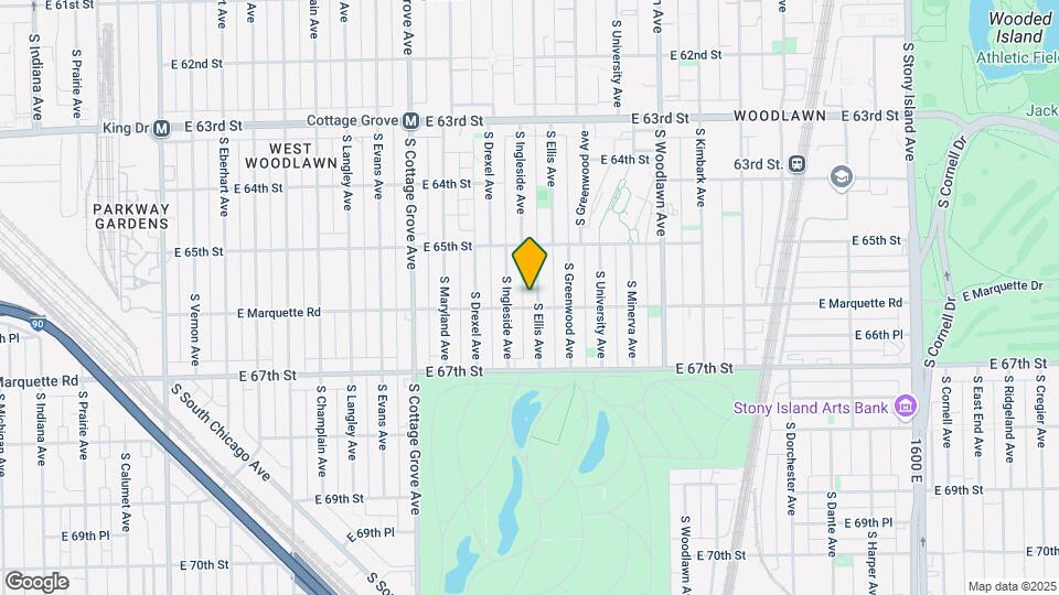 6551 S Ingleside Ave Map and Location Details