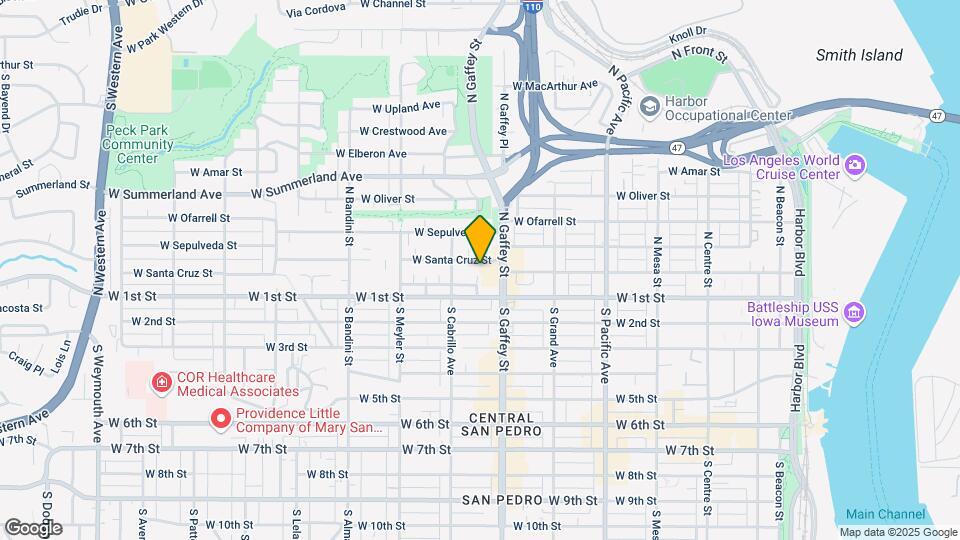 735 W Santa Cruz St Map and Location Details