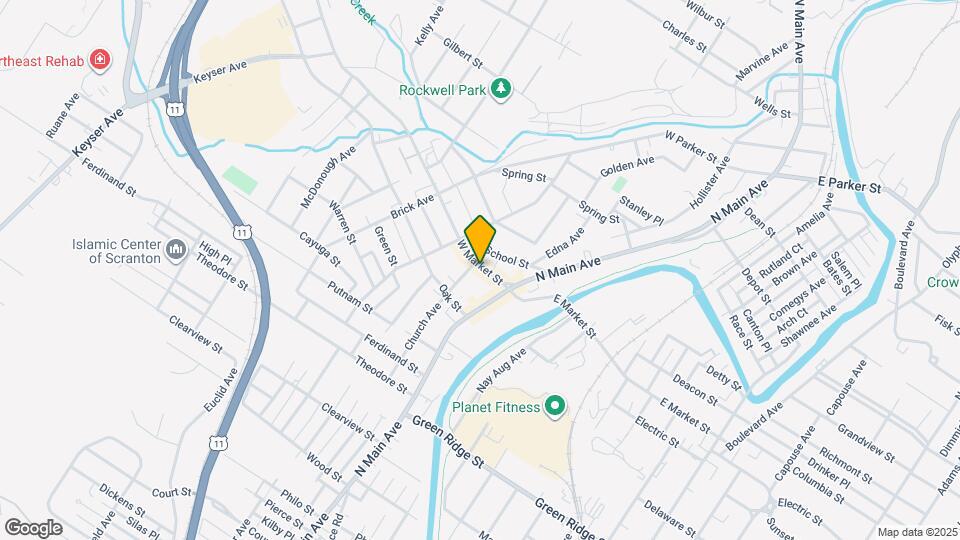 135 W Market St Mapa y Detalles de la Ubicación