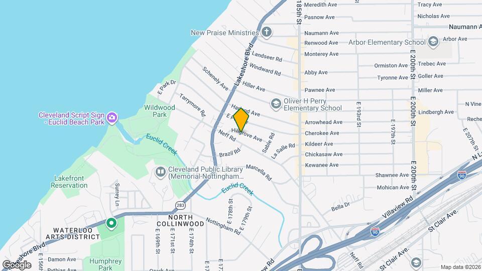 17906 Hillgrove Ave Map and Location Details
