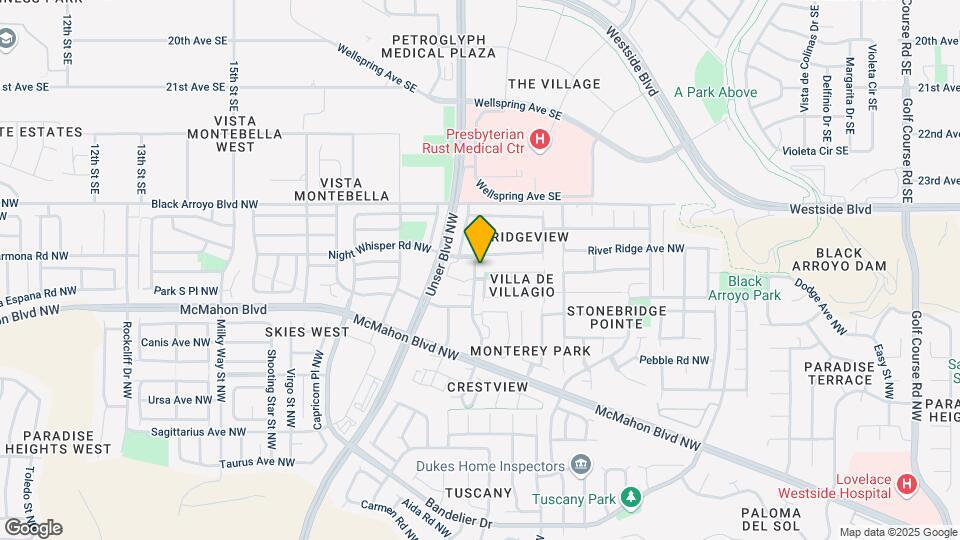 10863 Pizzo Dr NW Map and Location Details