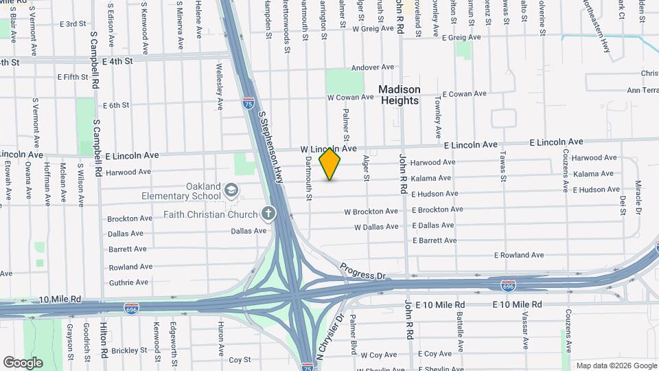 421 W Kalama Ave Map and Location Details