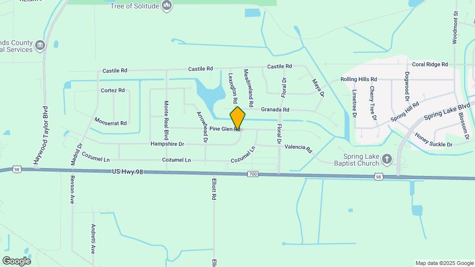 8101 Hampshire Dr Map and Location Details